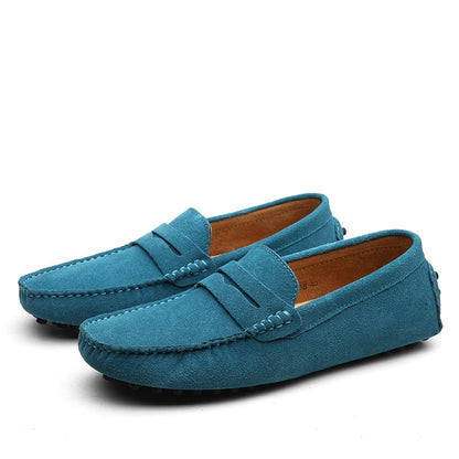 Soft Leather Slip On Loafers for Men