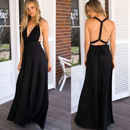 Versatile Chic Wrap Around Dress - Vossary