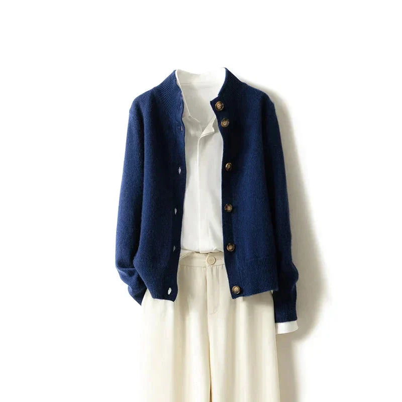 Luxurious Soft Cashmere Women's Cardigan Sweater