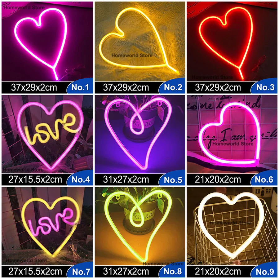 Colorful LED Wall Light Decor Night Lamp