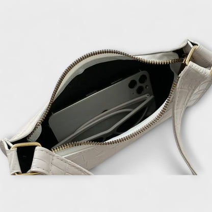 Sleek Faux Leather Shoulder Bag for Everyday Use