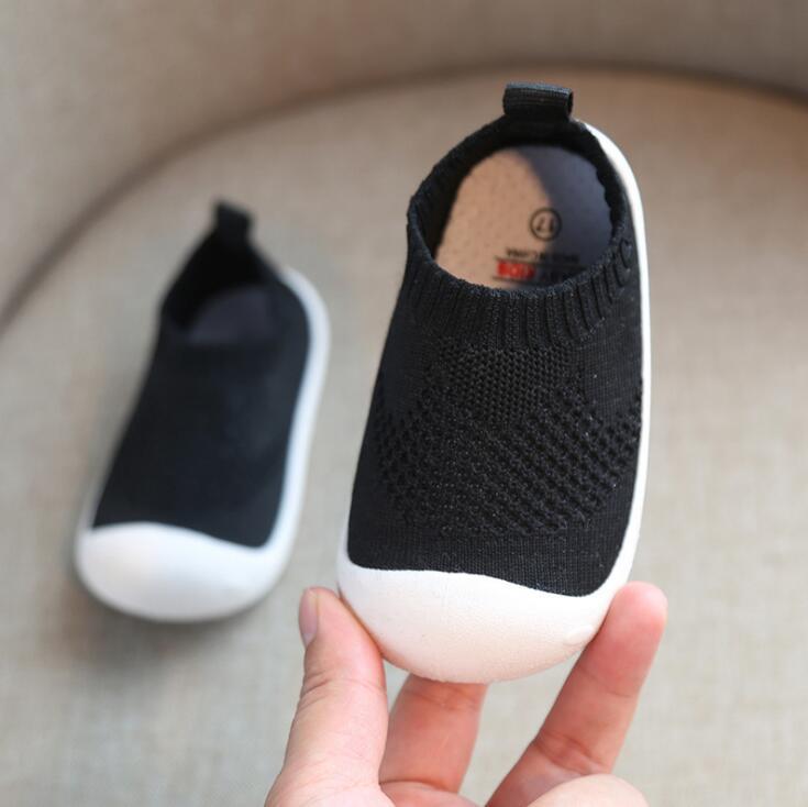 Soft Sole Baby Sneakers, Flexible Grip for Little Feet