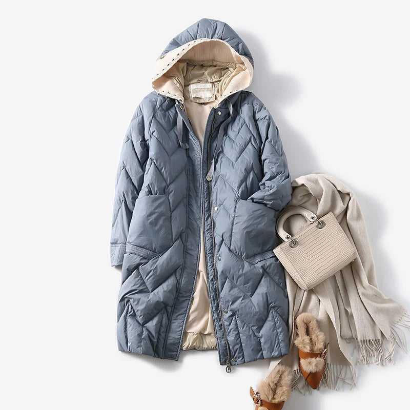 Warm Waterproof Down Parka Coat - EasyApparels