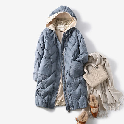 Warm Waterproof Down Parka Coat - EasyApparels