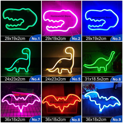 Colorful LED Wall Light Decor Night Lamp
