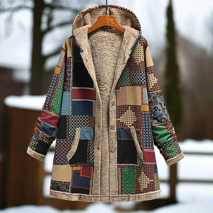 Warm Women's Fleece Lined Parka Coat - EasyApparels