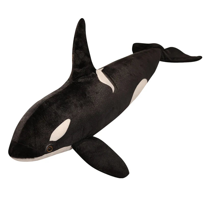 Realistic Whale Plush Soft Cushion Toy