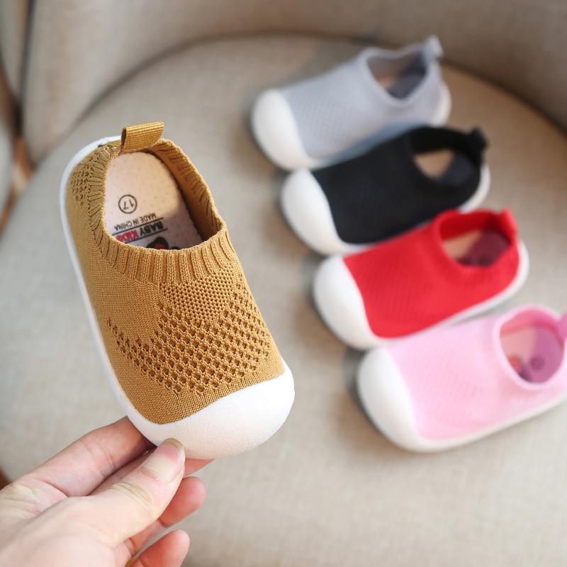 Soft Sole Baby Sneakers, Flexible Grip for Little Feet
