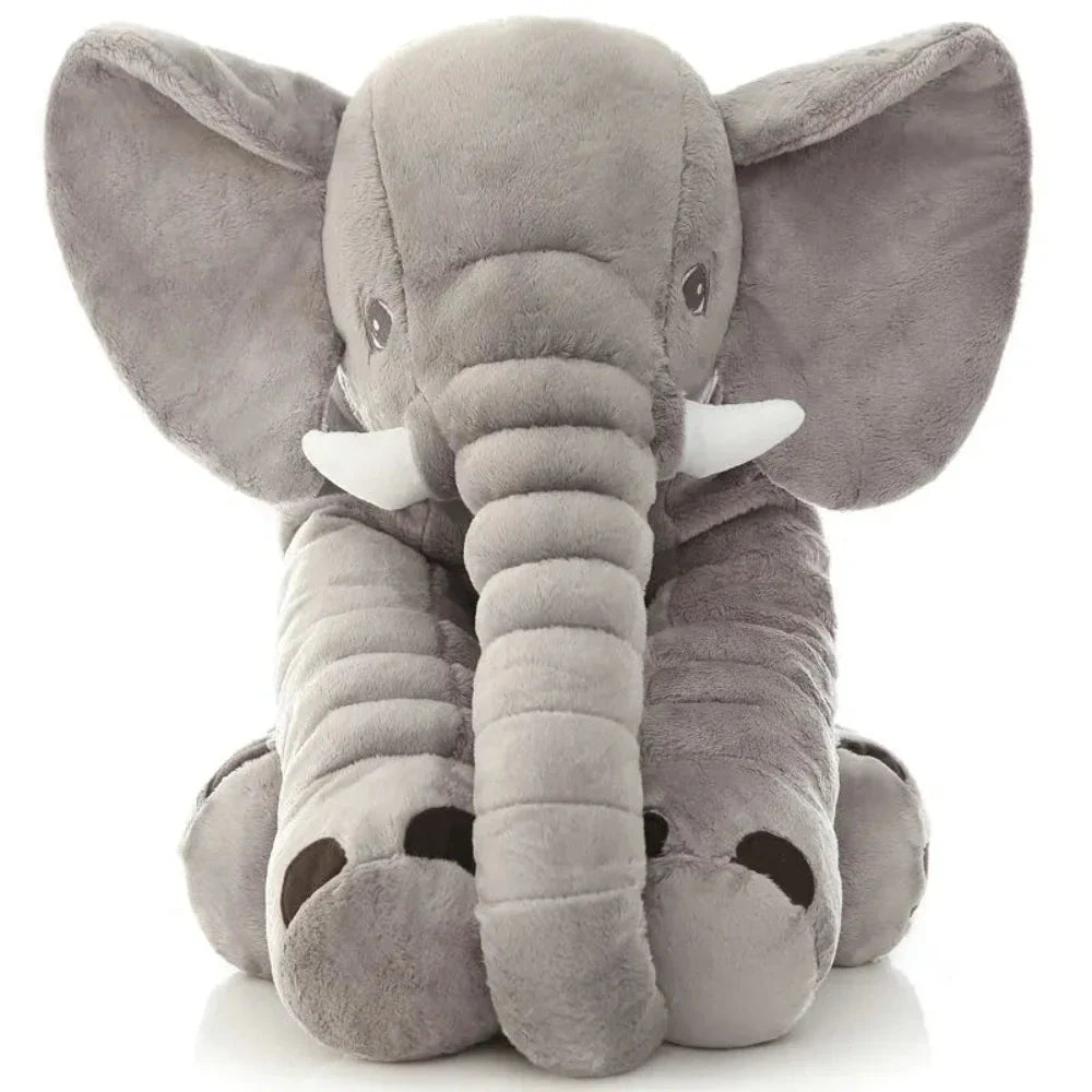 Soft Fun Plush Elephant Pillow for Children - Luxicro