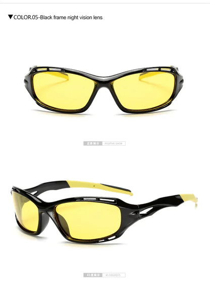 Polarized Yellow Lens Driving Sunglasses for Men UV Protection