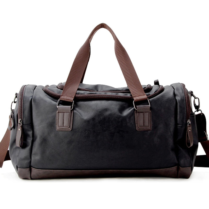 Strong Leather Gym Duffel Bag - EasyApparels