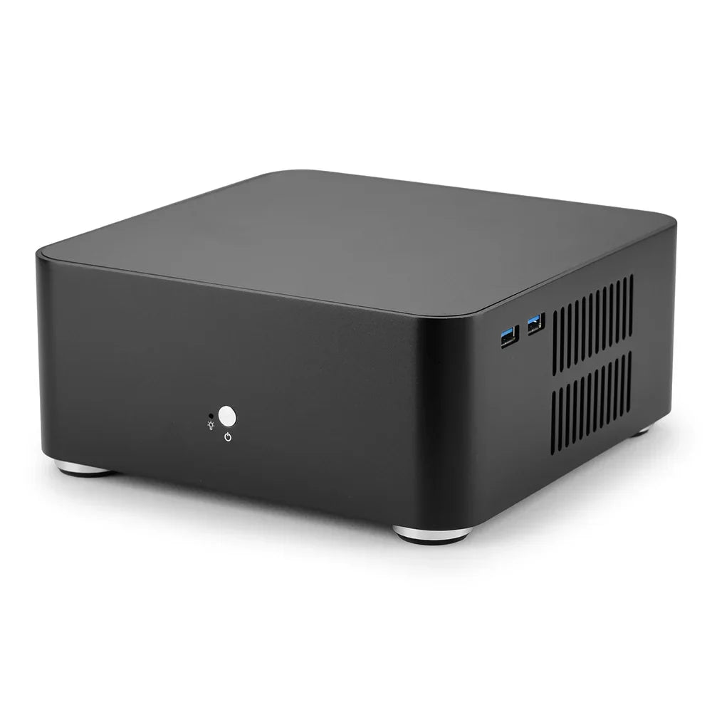Compact Metal PC Case With Integrated Power Supply