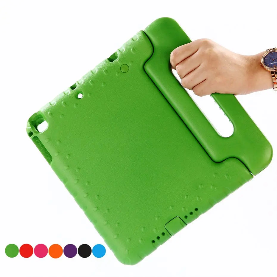 Durable Kids iPad Case with Handle and Stand - Luxicro