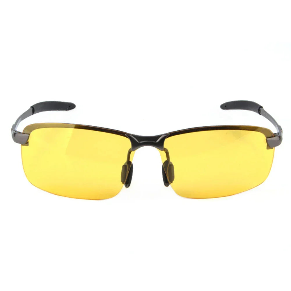 Polarized Yellow Lens Driving Sunglasses for Men UV Protection - Luxicro