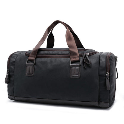 Strong Leather Gym Duffel Bag