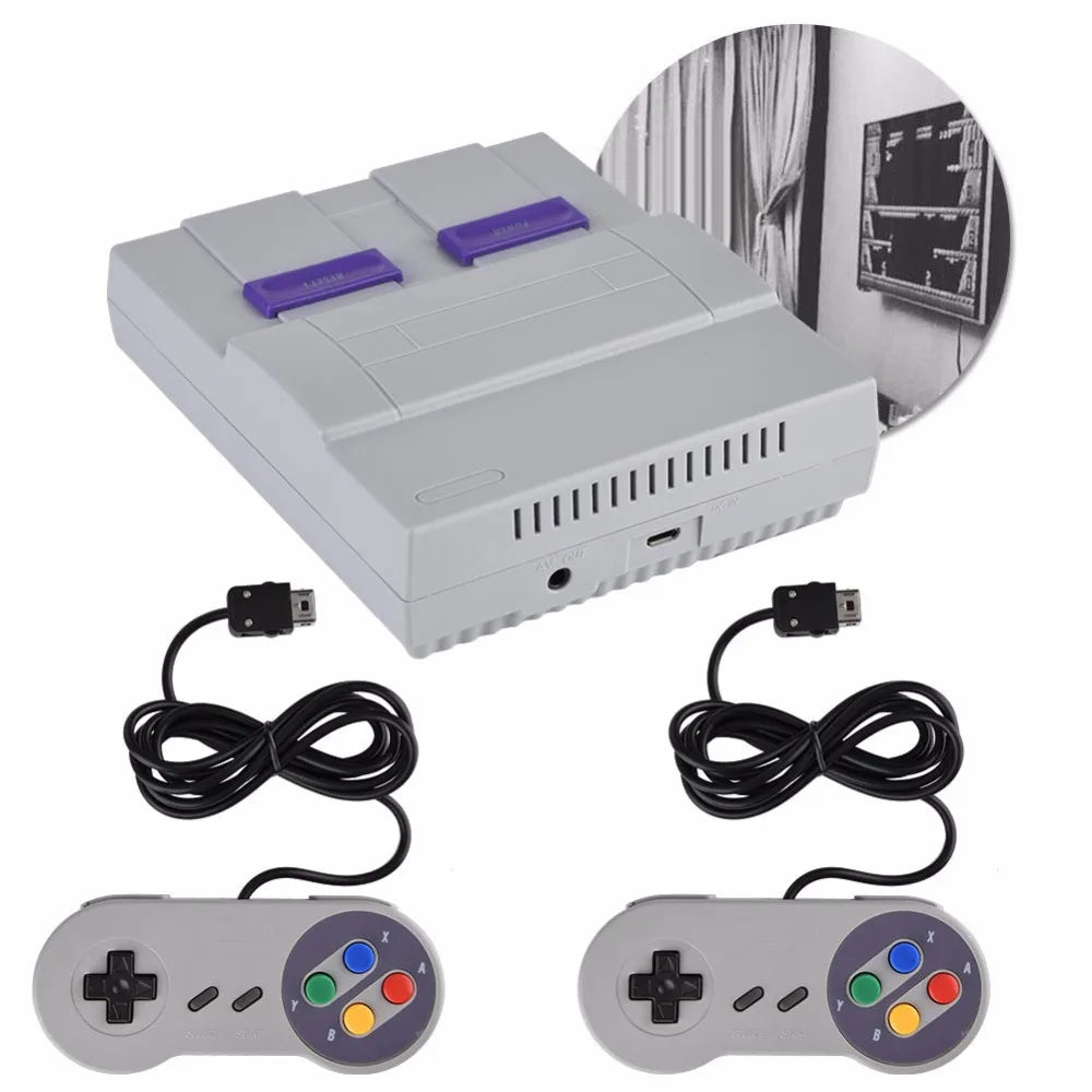 Classic Retro Mini Game Console - 94 Games with 2 Controllers - Luxicro