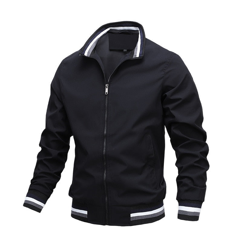 Men's Classic Zip Up Lightweight Jacket - EasyApparels