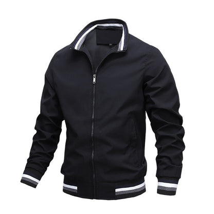 Men's Classic Zip Up Lightweight Jacket - EasyApparels