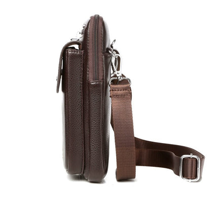 Leather Mens Small Crossbody Bag