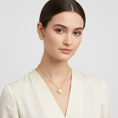 Halskette Und Ohrringe - LuckJewelry 