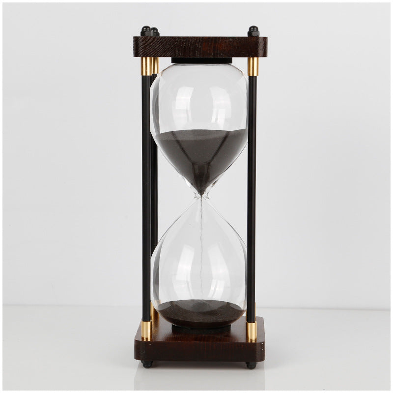 Simple Wooden Hour Glass Sand Timer