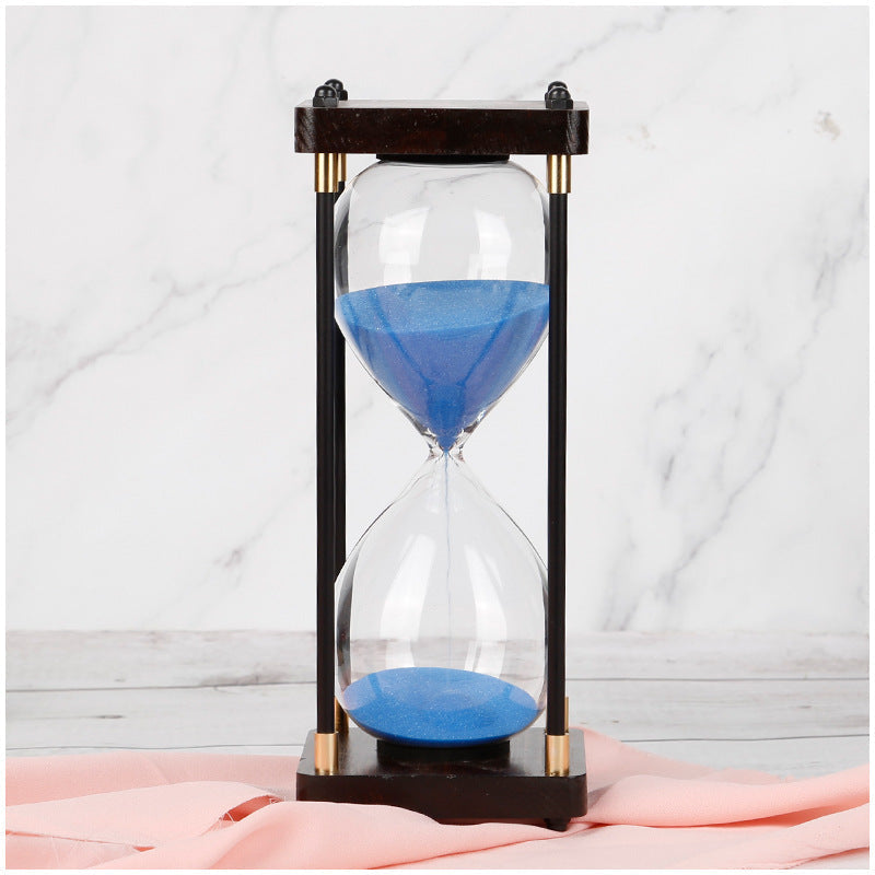 Simple Wooden Hour Glass Sand Timer