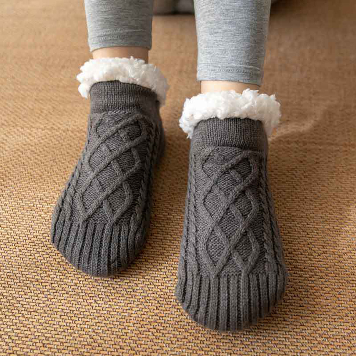 Warm Fleece Lined Cozy Socks - EasyApparels
