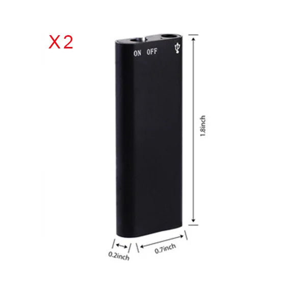 Slim Portable Digital Voice Recorder Mini Device