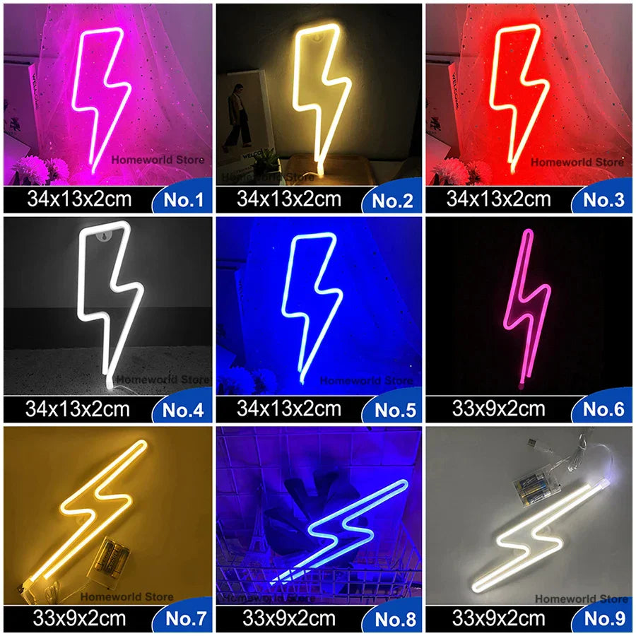 Colorful LED Wall Light Decor Night Lamp