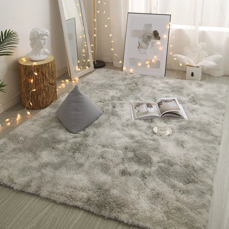 Soft Fuzzy Shag Area Rug for Warm Home Decor