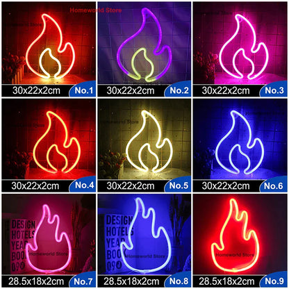 Colorful LED Wall Light Decor Night Lamp