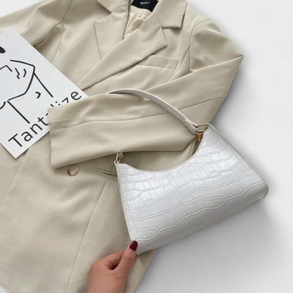 Sleek Faux Leather Shoulder Bag for Everyday Use