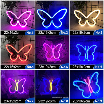 Colorful LED Wall Light Decor Night Lamp