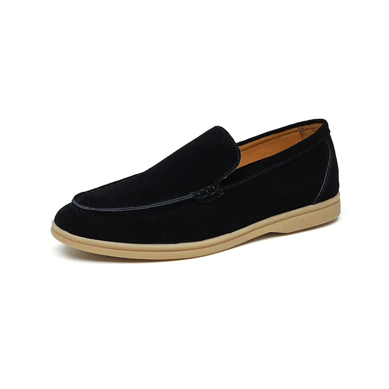 Soft Leather Slip On Moccasins