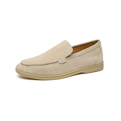 Soft Leather Slip On Moccasins