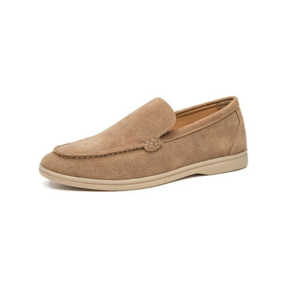 Soft Leather Slip On Moccasins - Vossary