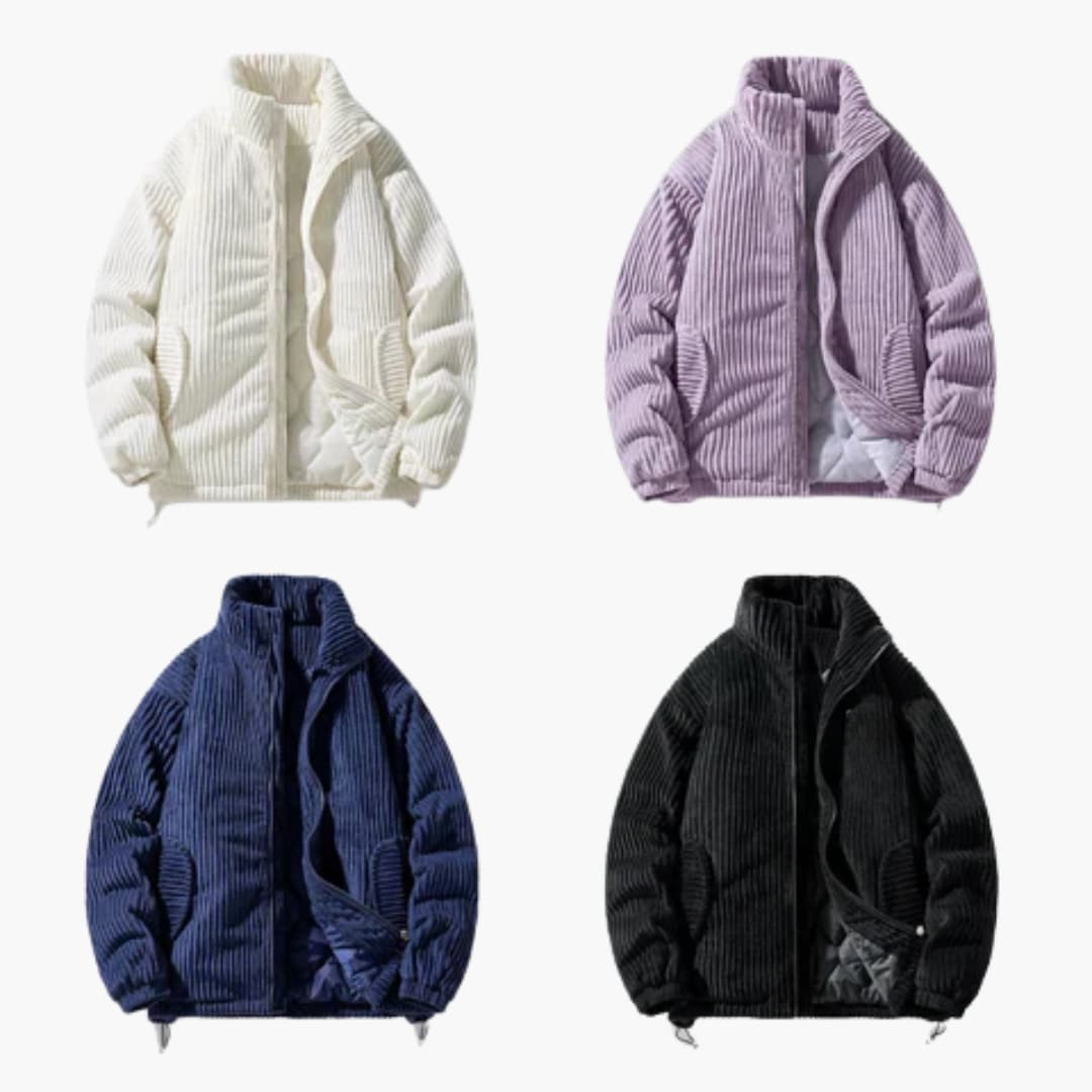 Waterproof Mens Zip Up Jacket with Collar
