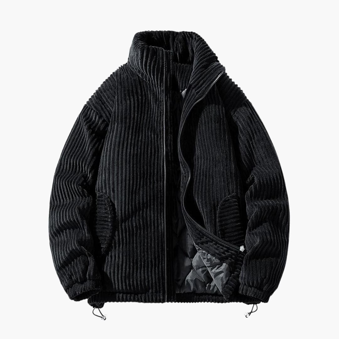 Waterproof Mens Zip Up Jacket with Collar