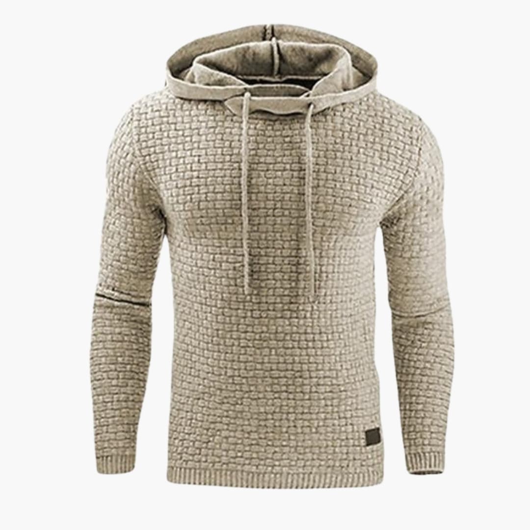 Classic Crew Neck Sweatshirt with Cuffed Bottom