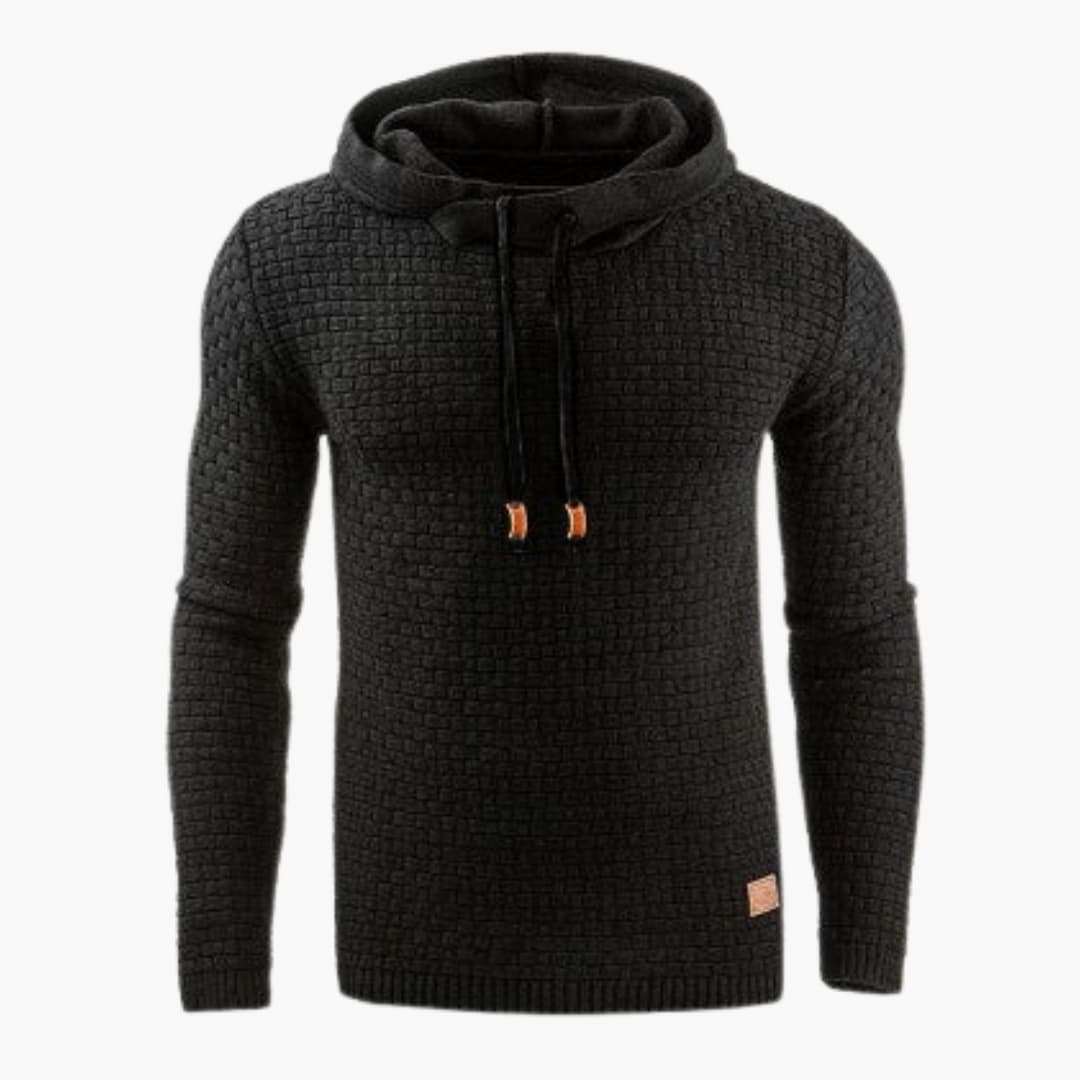 Classic Crew Neck Sweatshirt with Cuffed Bottom - Vossary