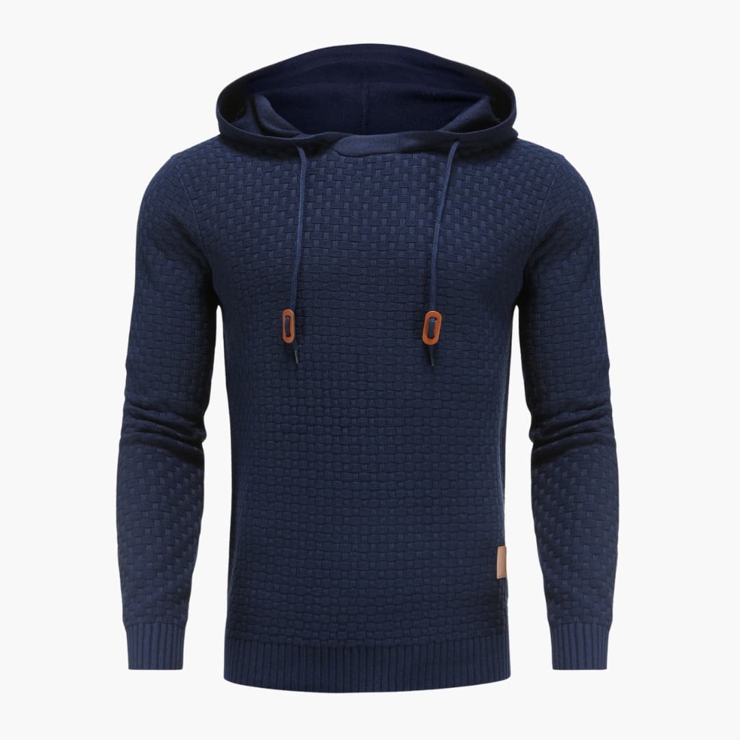 Classic Crew Neck Sweatshirt with Cuffed Bottom