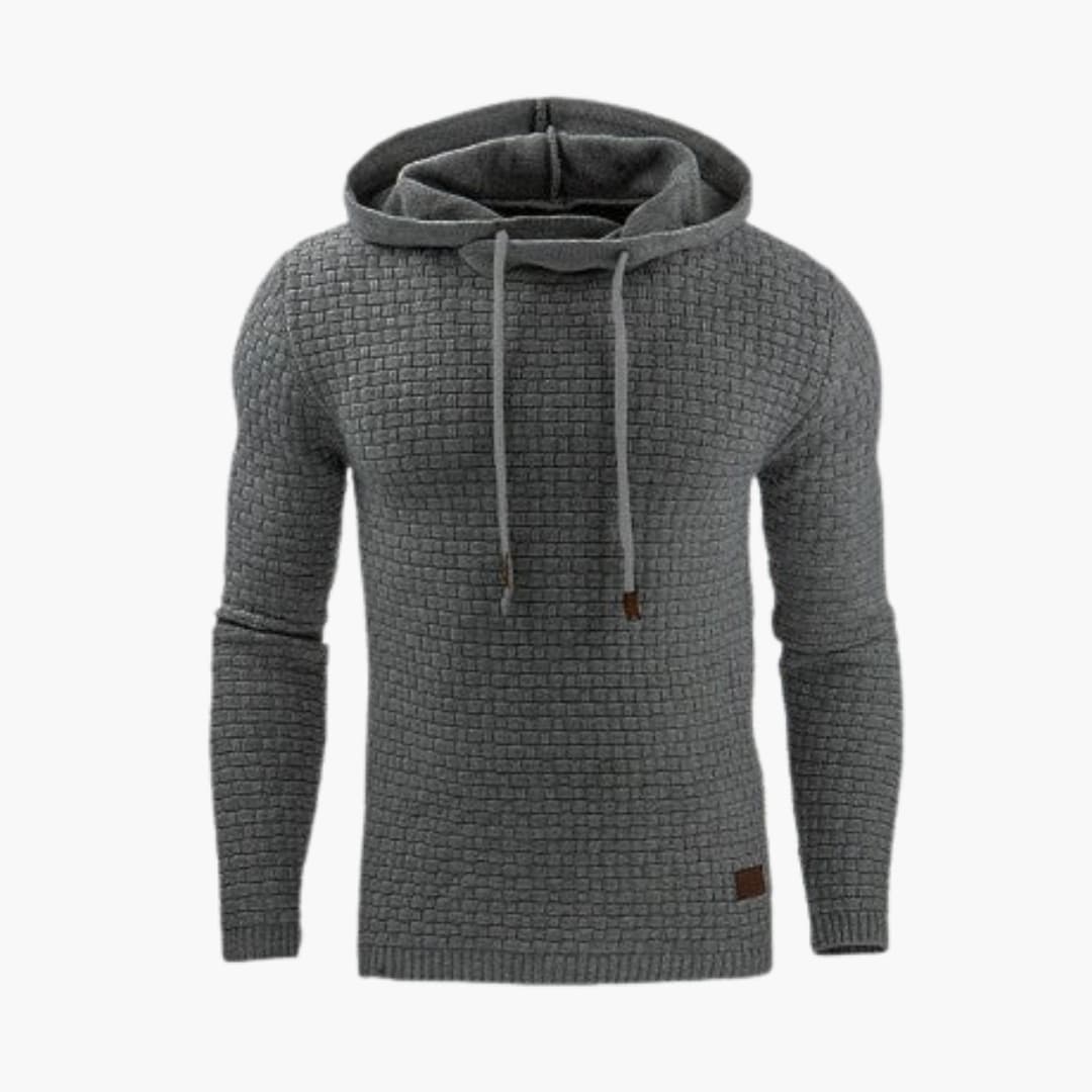 Classic Crew Neck Sweatshirt with Cuffed Bottom