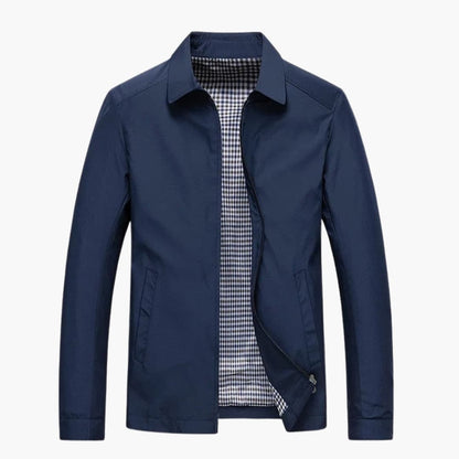 Men's Zip Up Shirt Collar Jacket