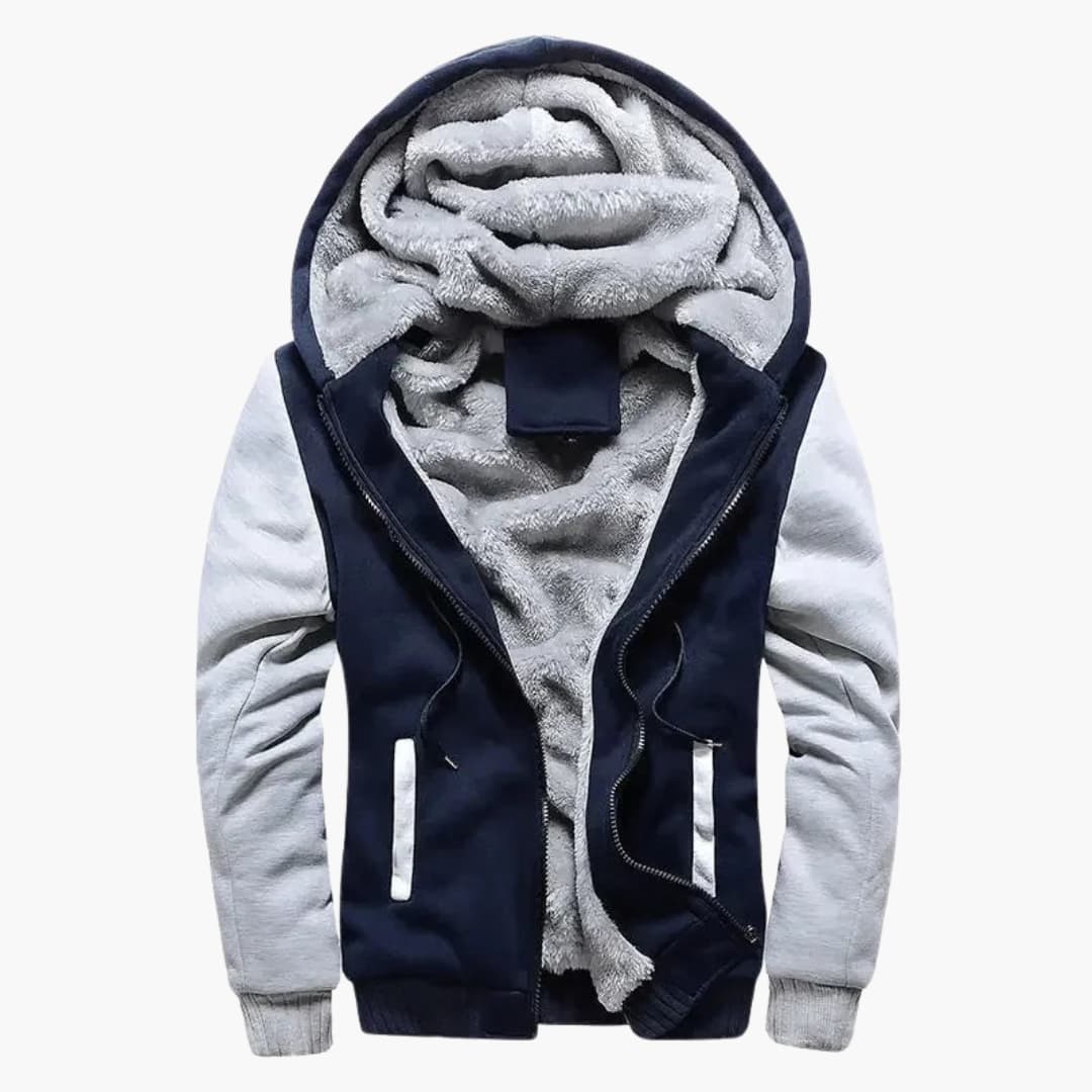 Waterproof Men's Zip Up Hoodie Coat