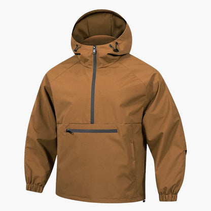 Waterproof Hooded Coat with Front Pocket