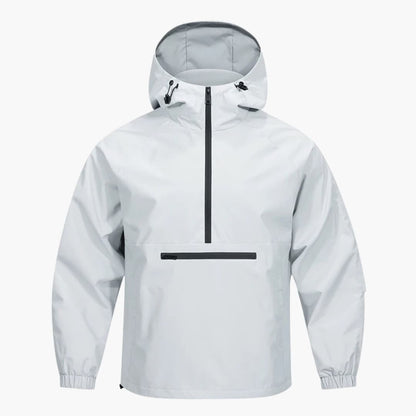 Waterproof Hooded Coat with Front Pocket