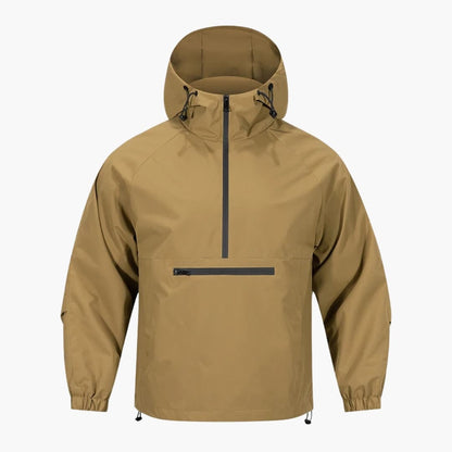 Waterproof Hooded Coat with Zip Pocket