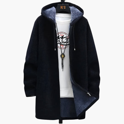 Warm Waterproof Mens Zip Up Hoodie Jacket