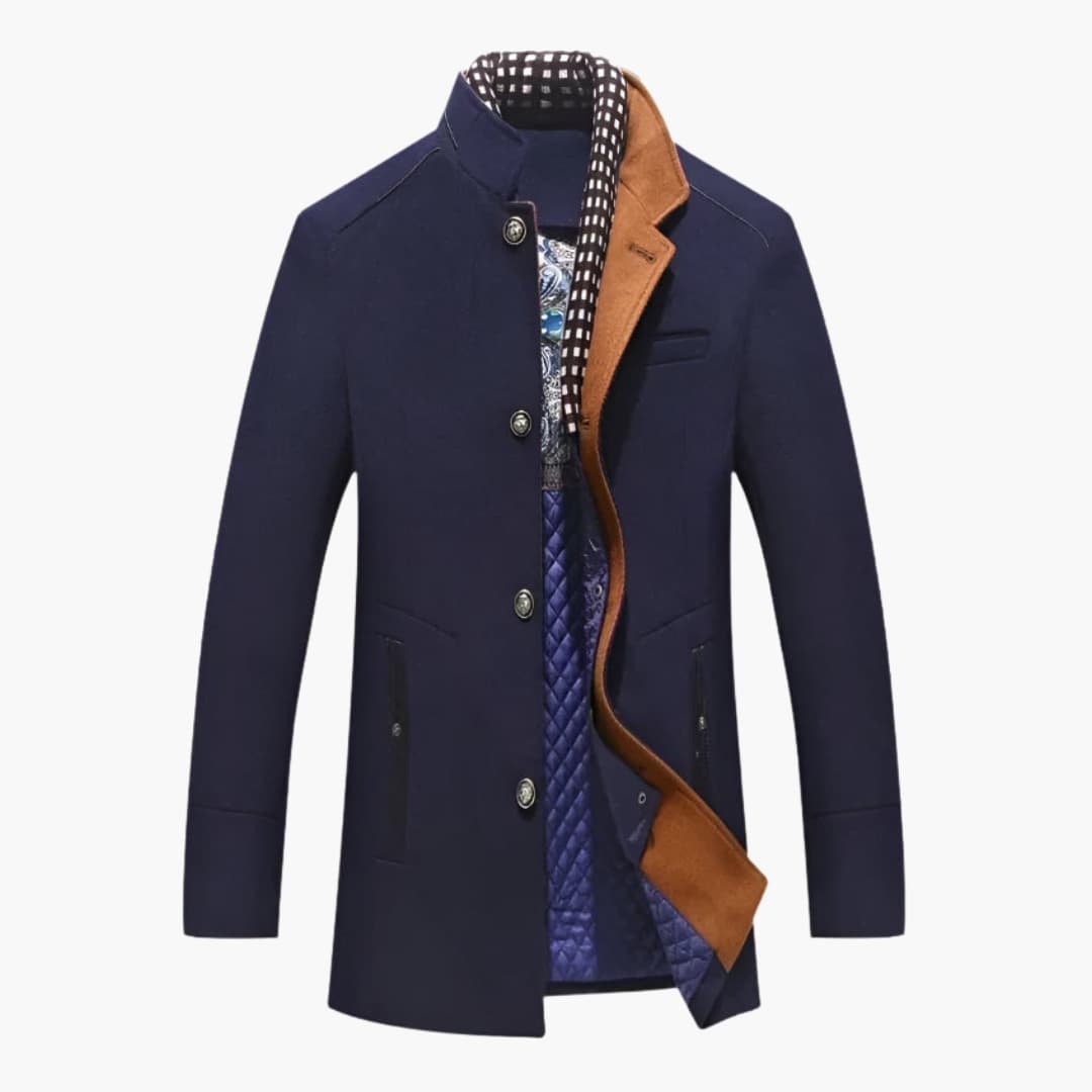 Classic Men's Parka with Fleece Lining - Vossary