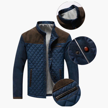 Waterproof Men's Zip Up Coat with Pockets